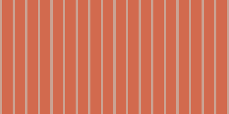 #d26a4e, #caa393 vertical lines, eight pixels wide, thirty-six pixels apart