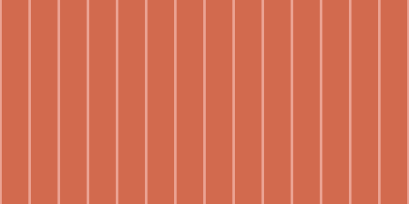 #d26a4e, #eba393 vertical lines, five pixels wide, fifty-two pixels apart