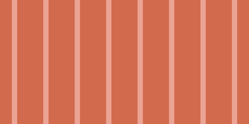 #d26a4e, #eba393 vertical lines, seventeen pixels wide, eighty-four pixels apart
