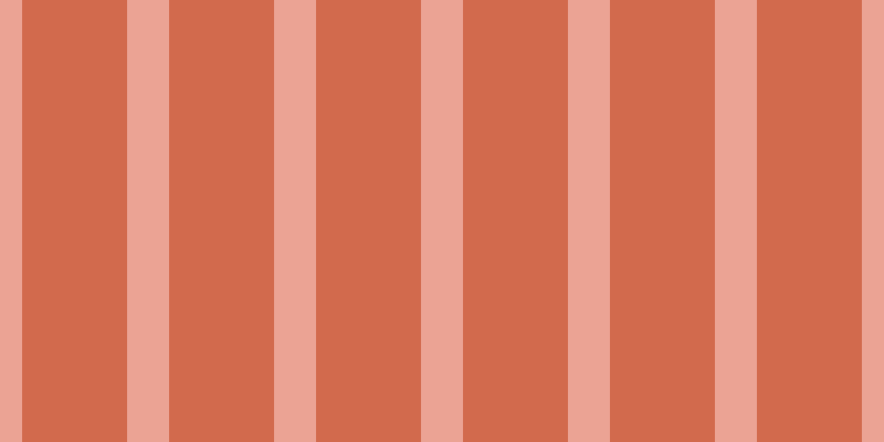 #d26a4e, #eba393 vertical lines, thirty-eight pixels wide, ninety-five pixels apart