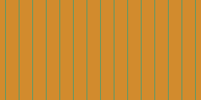 #d28b2d, #04a393 vertical lines, two pixels wide, fifty-two pixels apart