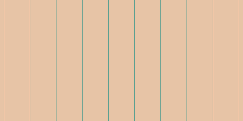 #d28b4e (50%), #67a393 vertical lines, two pixels wide, eighty-four pixels apart