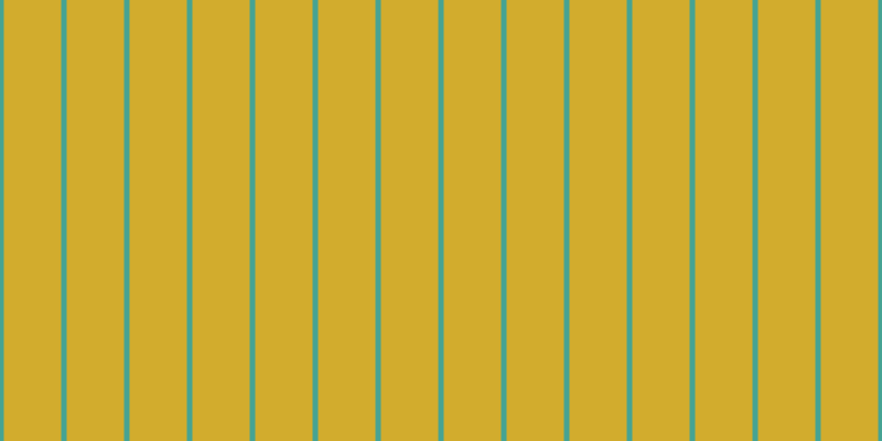 #d2ac2d, #46a393 vertical lines, five pixels wide, fifty-two pixels apart