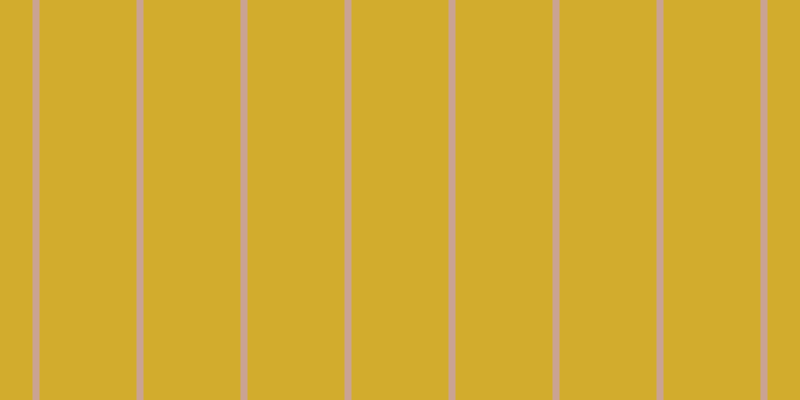 #d2ac2d, #caa393 vertical lines, seven pixels wide, ninety-seven pixels apart