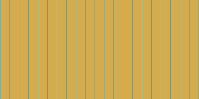 #d2ac4e, #67a393 vertical lines, two pixels wide, thirty-six pixels apart