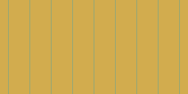 #d2ac4e, #67a393 vertical lines, two pixels wide, eighty-nine pixels apart