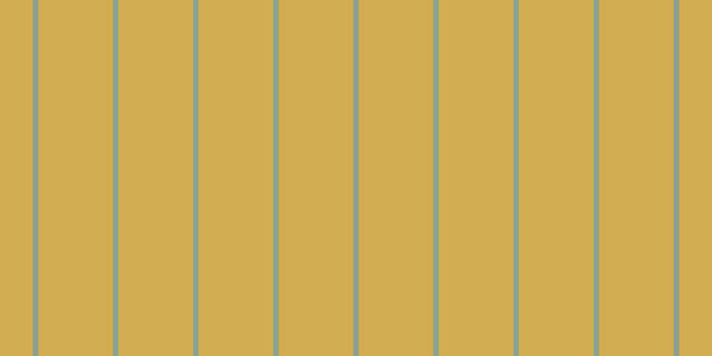 #d2ac4e, #88a393 vertical lines, six pixels wide, eighty-four pixels apart