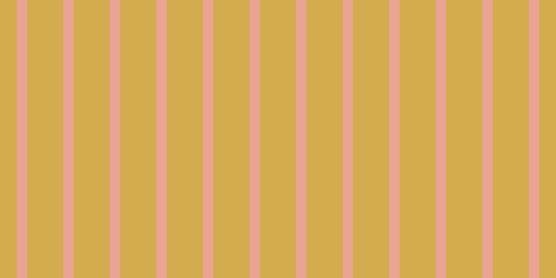 #d2ac4e, #eba393 vertical lines, fifteen pixels wide, fifty-two pixels apart