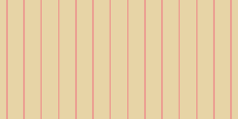 #d2ac4e (50%), #eba393 vertical lines, six pixels wide, fifty-two pixels apart
