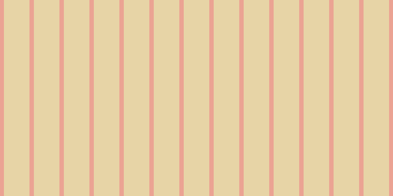 #d2ac4e (50%), #eba393 vertical lines, nine pixels wide, fifty-two pixels apart