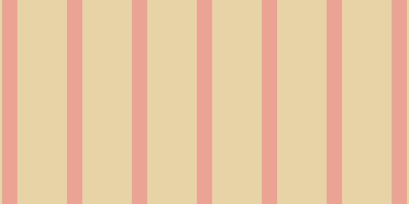 #d2ac4e (50%), #eba393 vertical lines, thirty pixels wide, ninety-seven pixels apart