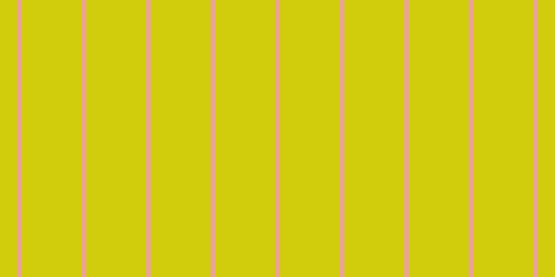#d2cd0c, #eba393 vertical lines, seven pixels wide, eighty-six pixels apart
