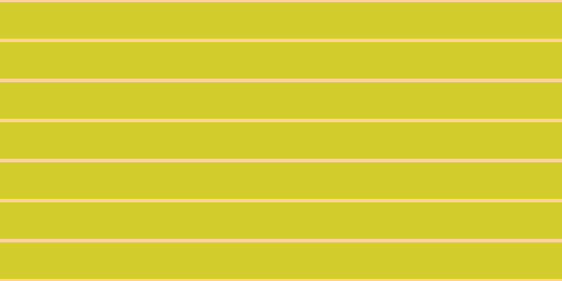 #d2cd2d, #fcd393 horizontal lines, five pixels wide, fifty-two pixels apart