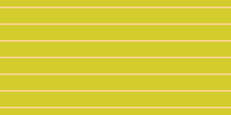 #d2cd2d, #fcd393 horizontal lines, six pixels wide, fifty-two pixels apart