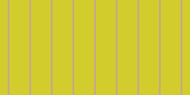 #d2cd2d, #caa393 vertical lines, seven pixels wide, eighty-four pixels apart