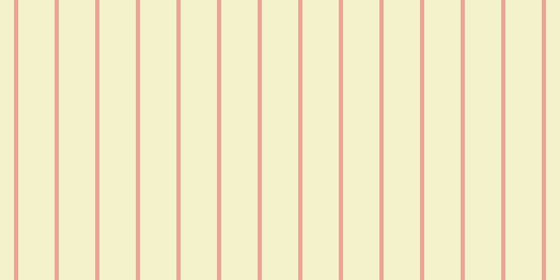 #d2cd2d (25%), #eba393 vertical lines, six pixels wide, fifty-two pixels apart