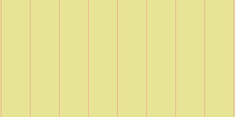 #d2cd2d (50%), #eba393 vertical lines, two pixels wide, ninety-seven pixels apart
