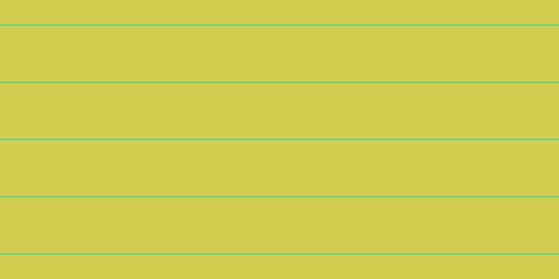 #d2cd4e, #57d393 horizontal lines, two pixels wide, eighty pixels apart