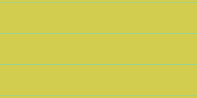 #d2cd4e, #99d393 horizontal lines, two pixels wide, sixty-one pixels apart