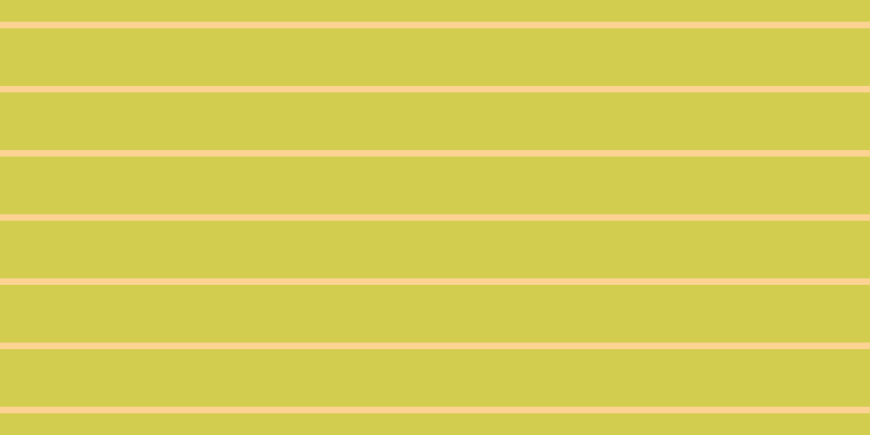 #d2cd4e, #fcd393 horizontal lines, six pixels wide, fifty-three pixels apart