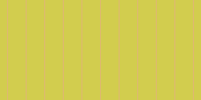 #d2cd4e, #eba393 vertical lines, two pixels wide, seventy-two pixels apart