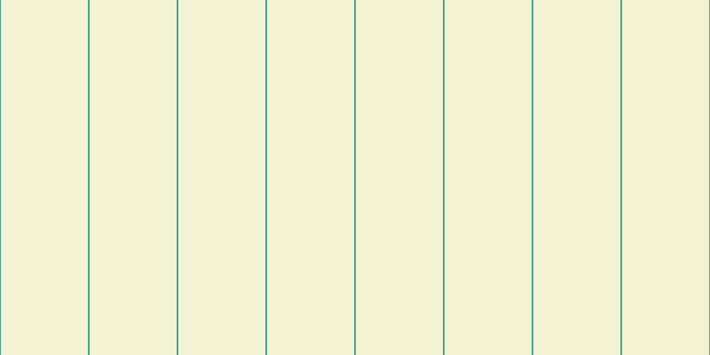 #d2cd4e (25%), #46a393 vertical lines, two pixels wide, ninety-eight pixels apart