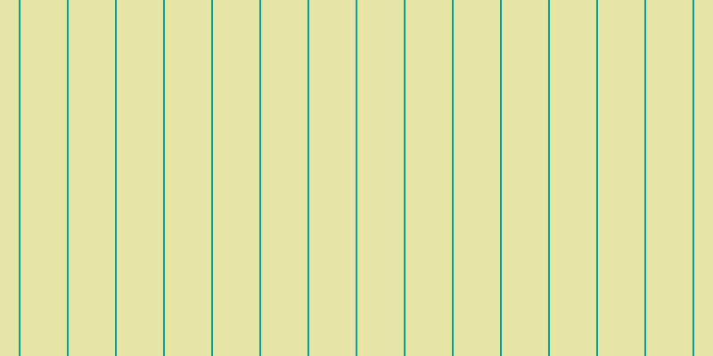 #d2cd4e (50%), #04a393 vertical lines, two pixels wide, fifty-two pixels apart