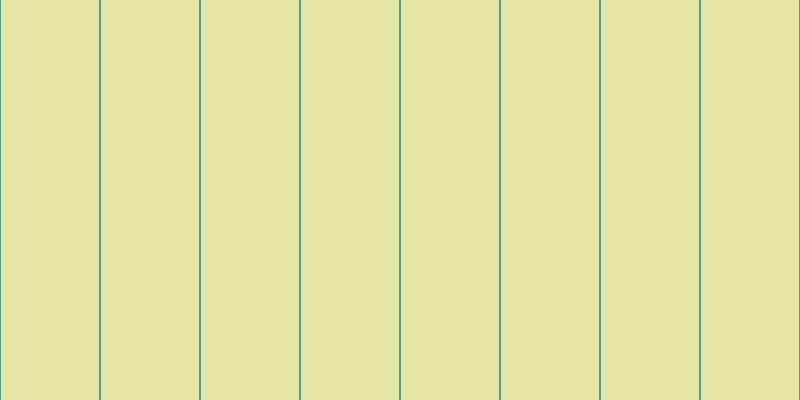 #d2cd4e (50%), #46a393 vertical lines, two pixels wide, ninety-eight pixels apart