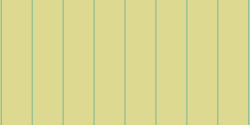 #d2cd6f (75%), #46a393 vertical lines, two pixels wide, ninety-seven pixels apart