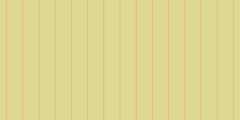 #d2cd6f (75%), #eba393 vertical lines, two pixels wide, fifty-two pixels apart