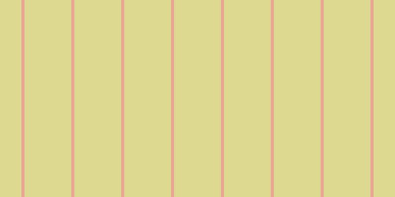 #d2cd6f (75%), #eba393 vertical lines, six pixels wide, ninety-five pixels apart