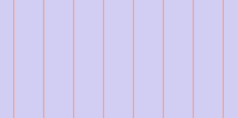 #d2cdf3, #eba393 vertical lines, four pixels wide, ninety-seven pixels apart