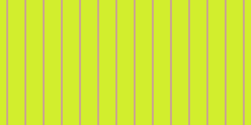 #d2ee2d, #caa393 vertical lines, six pixels wide, fifty-two pixels apart