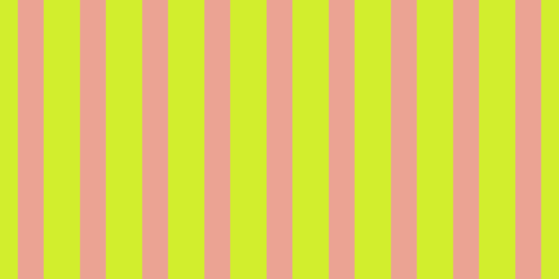 #d2ee2d, #eba393 vertical lines, thirty-seven pixels wide, fifty-two pixels apart