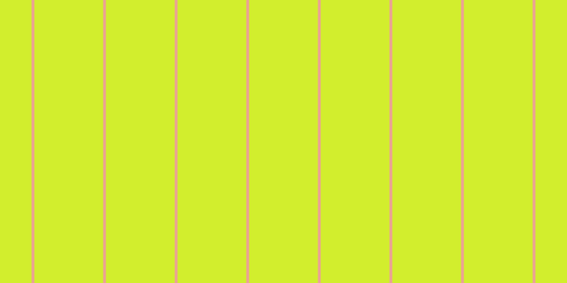 #d2ee2d, #eba393 vertical lines, four pixels wide, ninety-seven pixels apart