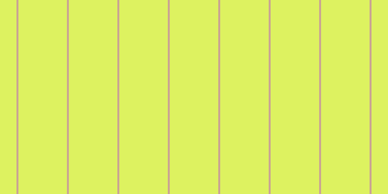 #d2ee2d (75%), #caa393 vertical lines, four pixels wide, one hundred pixels apart