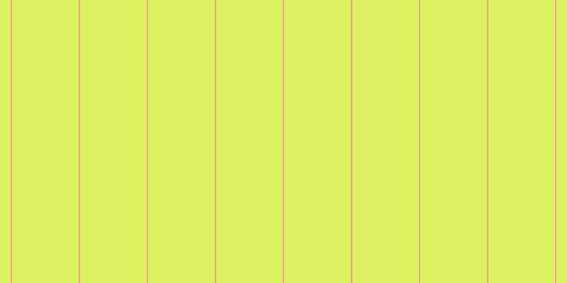 #d2ee2d (75%), #eba393 vertical lines, two pixels wide, ninety-four pixels apart