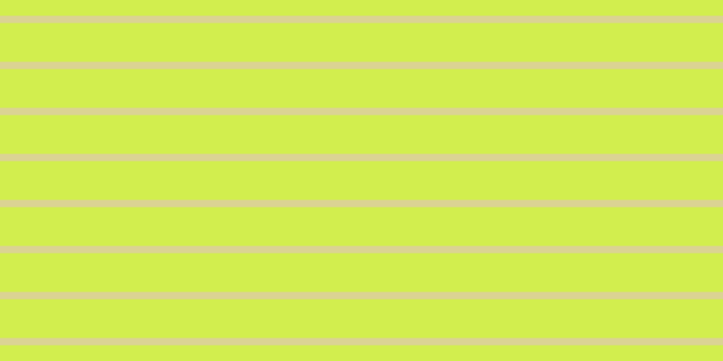 #d2ee4e, #dbd393 horizontal lines, eight pixels wide, forty-three pixels apart