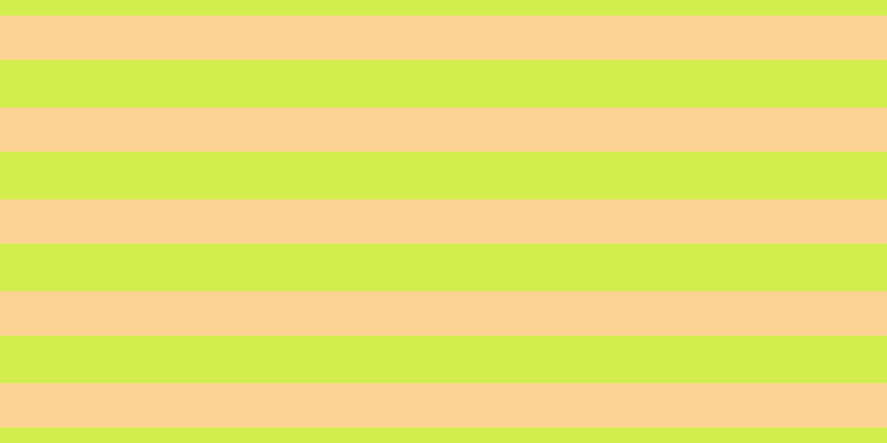 #d2ee4e, #fcd393 horizontal lines, forty pixels wide, forty-three pixels apart