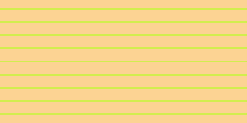 #d2ee4e, #fcd393 horizontal lines, thirty-seven pixels wide, six pixels apart