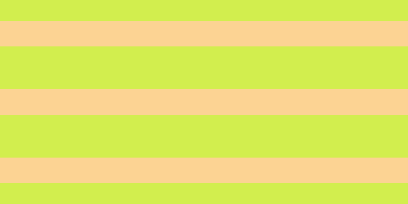 #d2ee4e, #fcd393 horizontal lines, fifty pixels wide, eighty-four pixels apart