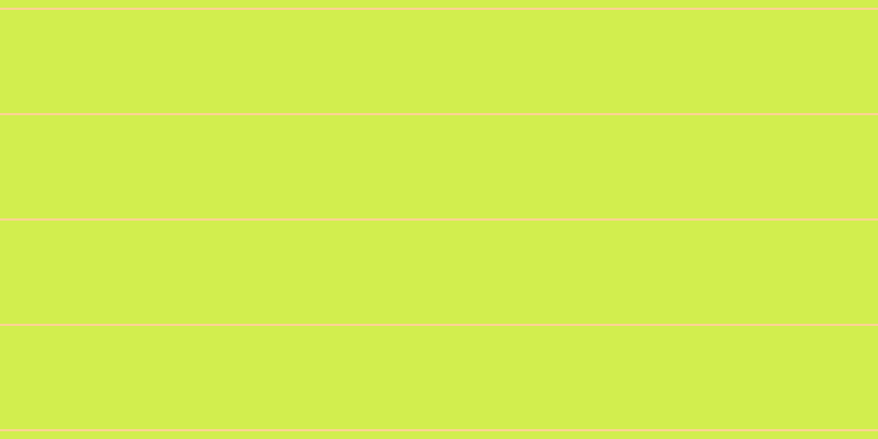#d2ee4e, #fcd393 horizontal lines, two pixels wide, ninety-four pixels apart