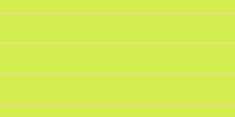 #d2ee4e, #fcd393 horizontal lines, five pixels wide, ninety-nine pixels apart