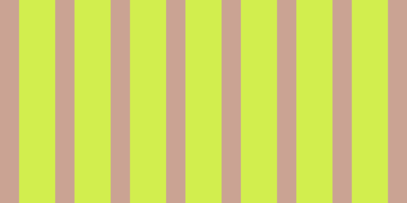 #d2ee4e, #caa393 vertical lines, thirty-eight pixels wide, seventy-one pixels apart