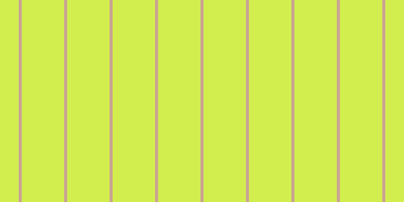 #d2ee4e, #caa393 vertical lines, six pixels wide, eighty-four pixels apart