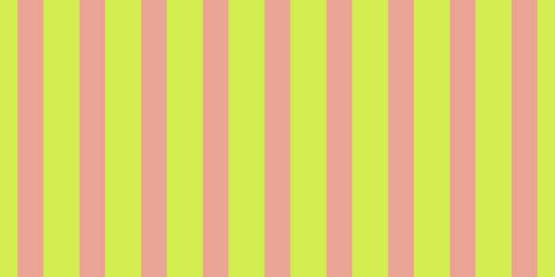 #d2ee4e, #eba393 vertical lines, thirty-seven pixels wide, fifty-two pixels apart