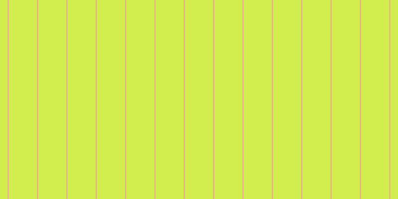 #d2ee4e, #eba393 vertical lines, two pixels wide, fifty-seven pixels apart