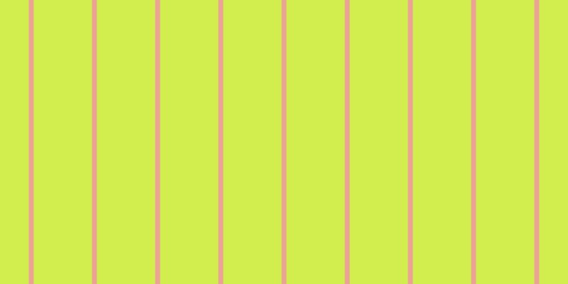 #d2ee4e, #eba393 vertical lines, seven pixels wide, eighty-two pixels apart