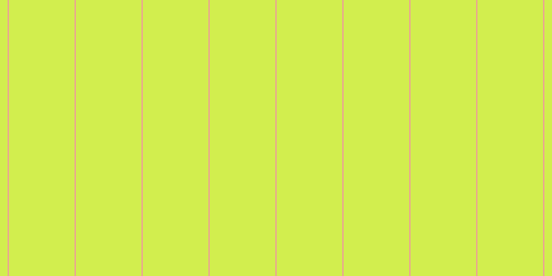 #d2ee4e, #eba393 vertical lines, two pixels wide, ninety-five pixels apart