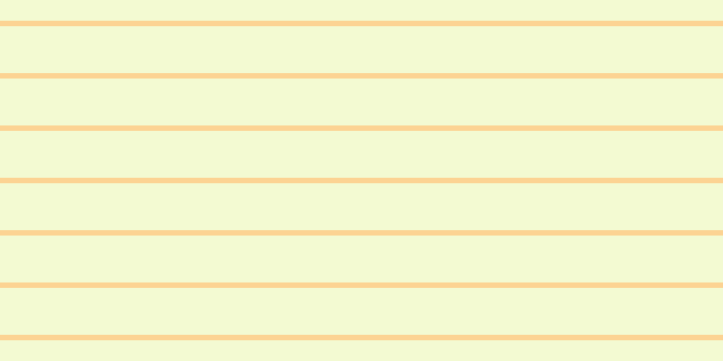 #d2ee4e (25%), #fcd393 horizontal lines, six pixels wide, fifty-two pixels apart
